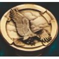 Eagle in Flight Brass Money Clip